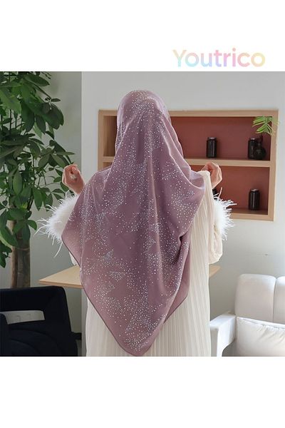 Youtrico Banquets&Party,shawls &bandanas,rhinestone prints,Evening dress matching,length:175cm