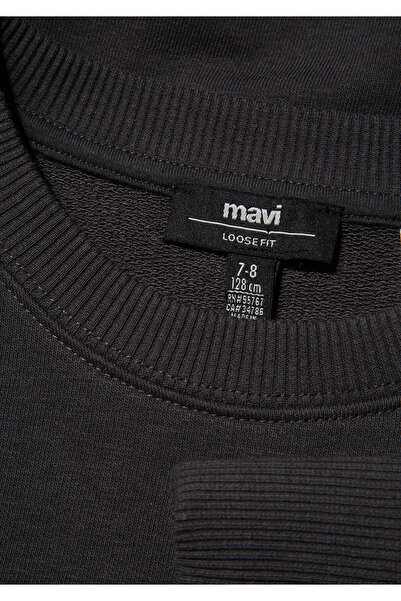 Mavi Sonic Baskılı Antrasit Sweatshirt 6S10091-70087