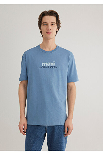Mavi Tričko s potištěným logem Volný střih / Volný uvolněný střih 0612355 -70744