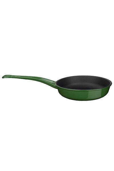 Lava Cast Round Frying Pan Cast Iron Solid Handle Diameter(Ø)24cm