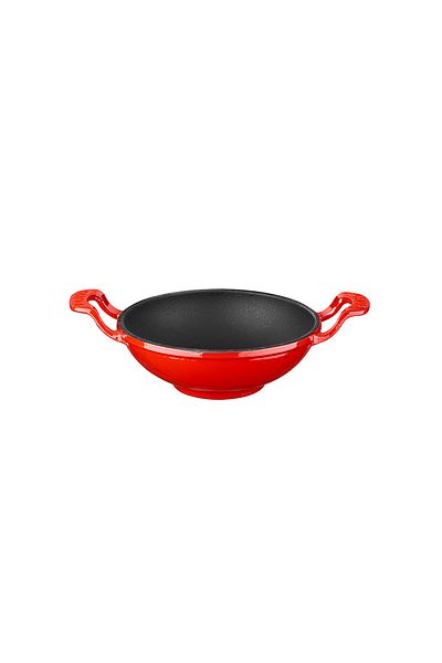 Lava Cast Mini Wok with Solid Handle Diameter(Ø)16cm