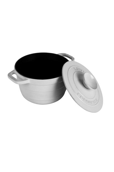 Lava Cast Round Pot Cast Iron Lid Experience Majolik Series Diameter(Ø)23cm