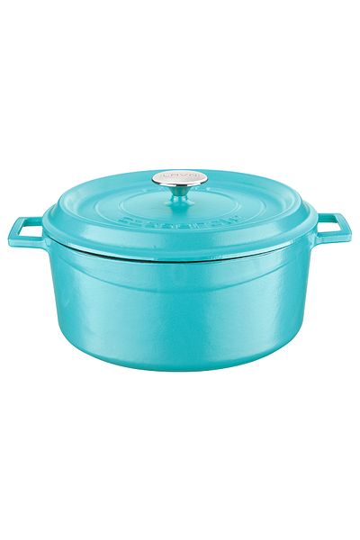 Lava Cast Round Pot Cast Iron Solid Handle Spring Series Diameter(Ø)28cm