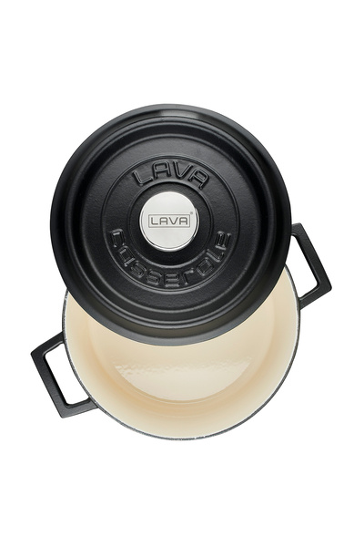 Lava 24cm Edition Series - Cast Iron Solid Round Pot with Handle