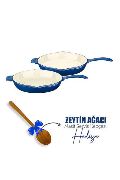 Lava Cast Iron 2x Edition Series Special Collection Cast Iron Pan Set