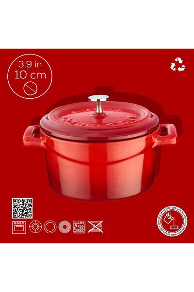 Lava Cast Iron Mini PotTrendy Series Diameter(Ø)10 Cm