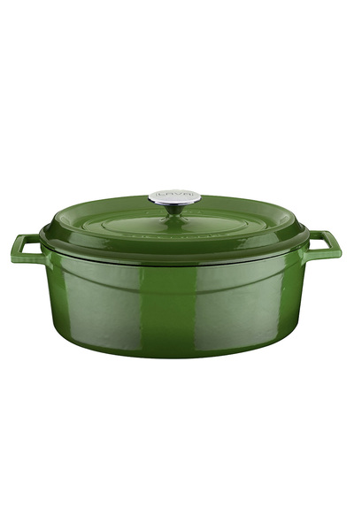 Lava Döküm Oval Tencere. Trendy Serisi Ölçü 23x29cm.