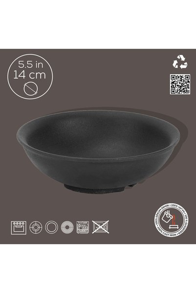 Lava وعاء حساء دائري مصبوب بقطر (قطر) 14 سم