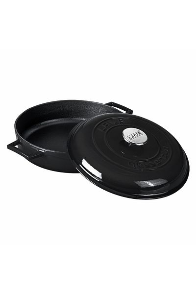Lava Cast Iron Multi-Purpose Spring PotDome Form Covered Folk Series Diameter(Ø)28cm