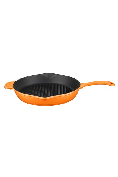 Lava Cast Round Grill Pan Cast Iron Solid Handle Spring Series Diameter(Ø)28cm