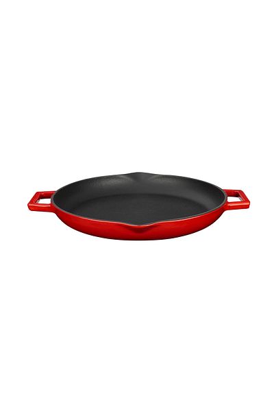 Lava Cast Round Frying Pan Cast Iron Solid Double Handle Diameter(Ø)26cm