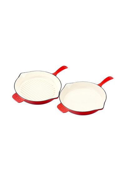 Lava Cast Iron 2x Edition Series Special Collection Cast Iron Pan Set