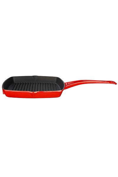 Lava Cast Square Grill Pan Cast Iron Solid HandleSize 26x26cm