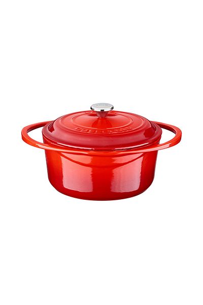 Lava Cast Round Pot Cast Iron Lid Heritage Series Diameter(Ø)20cm