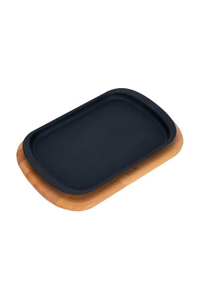 Lava 32X20Cm Rectangular Serving Plate and Beech Wood