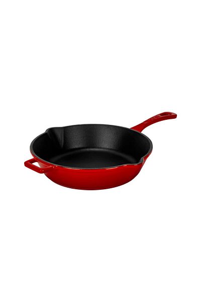 Lava Cast Round Frying Pan Cast Iron Solid HandleDiameter(Ø)24cm