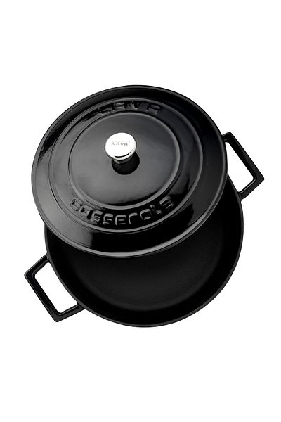 Lava Cast Iron Multi-Purpose Spring PotFolk Series Diameter(Ø)24cm