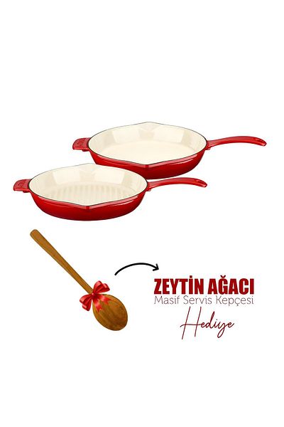 Lava Cast Iron 2x Edition Series Special Collection Cast Iron Pan Set