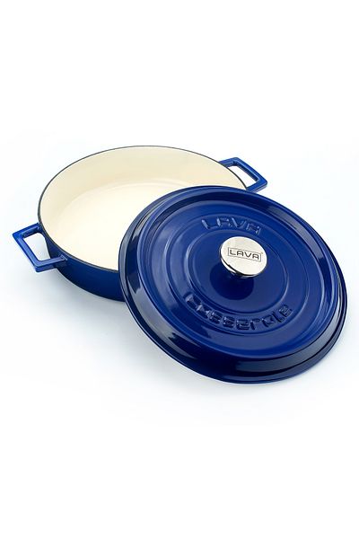 Lava Cast Iron Multi-Purpose Spring Pot Cast Iron Solid Handle Edition Series Diameter (Ø) 32cm