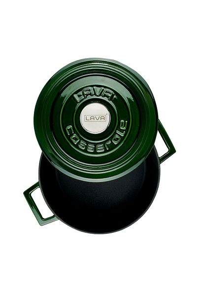 Lava Cast Round Pot Cast Iron Uniform Handle Premium Series Diameter(Ø)24cm