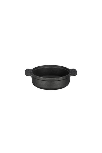 Lava Cast Round Casserole Container Cast Iron Solid Double Handle Diameter(Ø)11cm