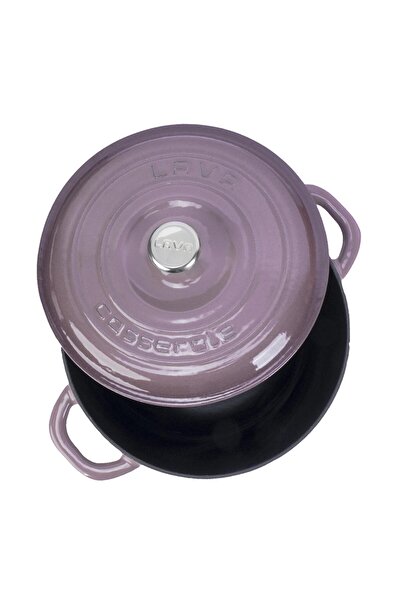 Lava Cast Round Pot Cast Iron Lid New Heritage Series Diameter(Ø)24cm