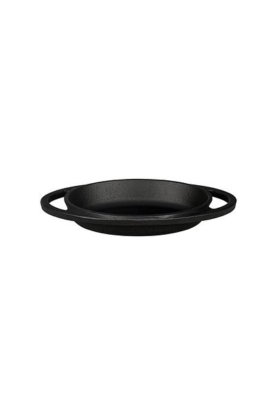 Lava Cast Oval Sahan Cast Iron Solid Double Handle Size 15x10cm