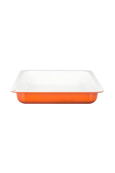 Lava 35X32Cm Rectangular Gastronomy Bathtub - 2/3 Casting Size