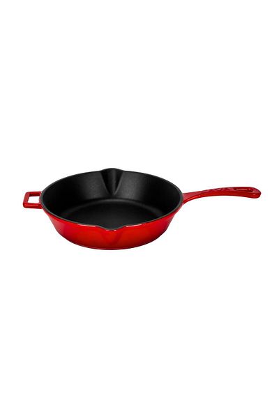 Lava Cast Round Frying Pan Cast Iron Solid HandleDiameter(Ø)24cm