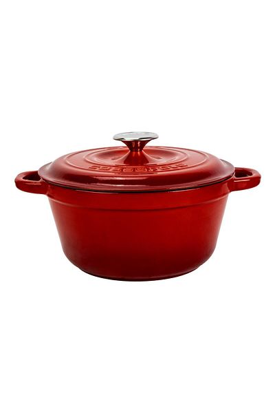 Lava Cast Round Pot Cast Iron Lid New Heritage Series Diameter(Ø)26cm