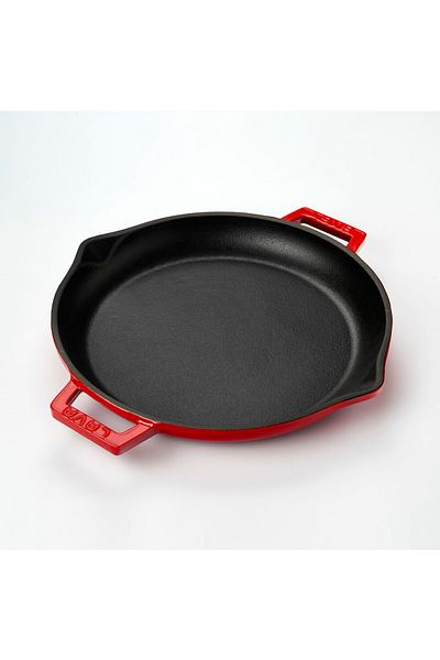 Lava Cast Round Frying Pan Cast Iron Solid Double Handle Diameter(Ø)30cm