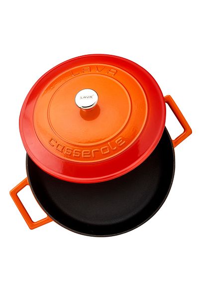 Lava Cast Iron Multi-Purpose Spring PotFolk Series Diameter(Ø)24cm