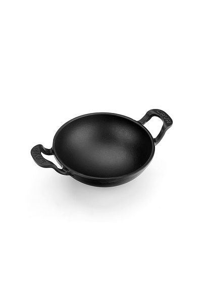 Lava Cast Mini Wok with Solid Handle Diameter(Ø)16cm