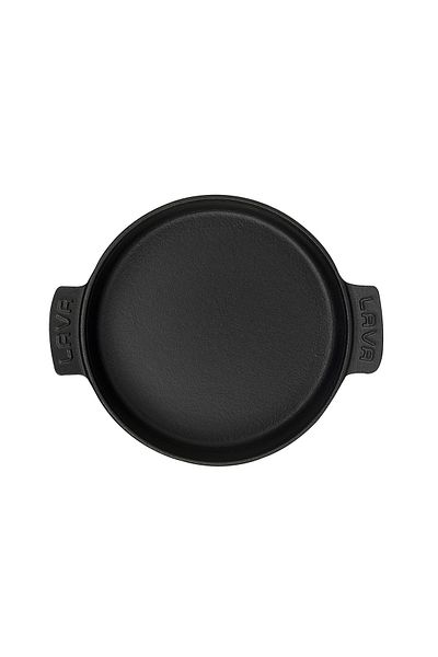 Lava 17cm Cast Round Casserole Container - Double Handle, Iron Solid