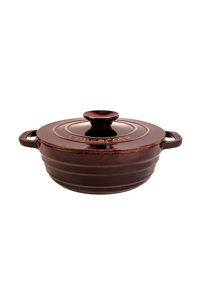 Lava Cast Round Pot Cast Iron Lid Experience Majolik Series Diameter(Ø)28cm