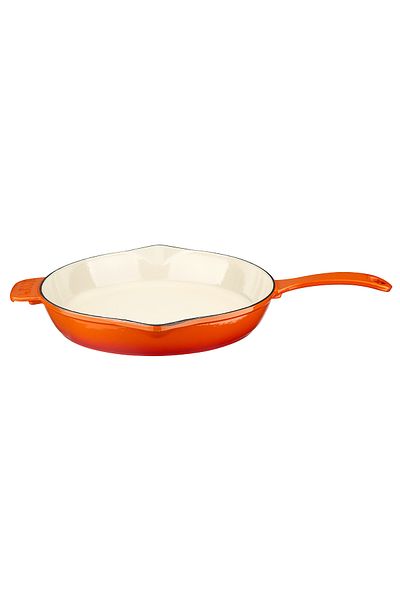 Lava Cast Round Frying Pan Cast Iron Solid Handle Edition Series Diameter(Ø)30cm