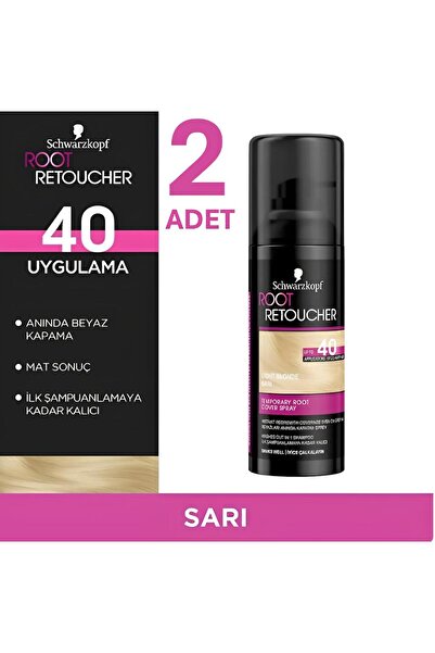 Root Retoucher Sarı Saç Boyası 120ML x 2