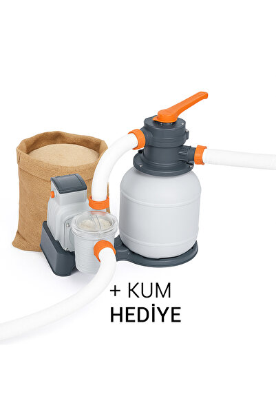 BESTWAY İntex Havuzlarla Uyumlu Kum Filtreli Devirdaim Motoru 6056Litre 58497