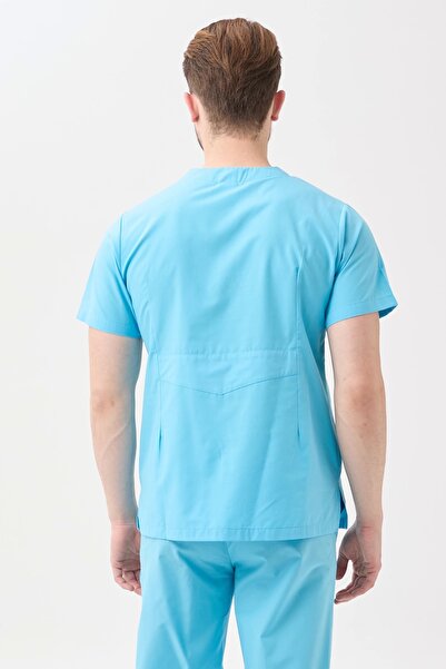 Kardelen İş Elbiseleri Santolina V-Neck Uniform - Comfortable and Durable Scrubs for Doctors, Nurses, Healthcare Workers