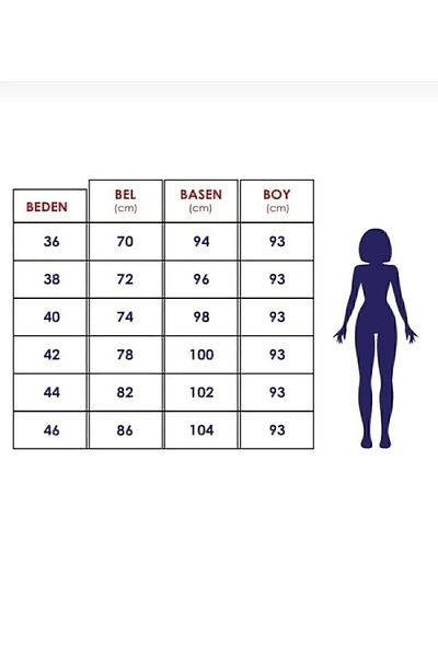 Tebessüm Life Sötétkék magas derekú szövet nadrág