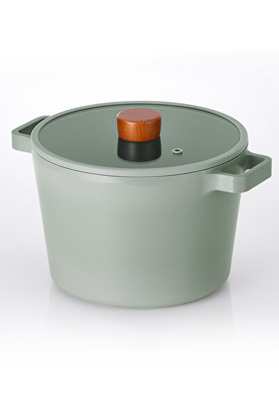 NEOFLAM Fika Aluminum Cast 22 cm Gray Deep Pot