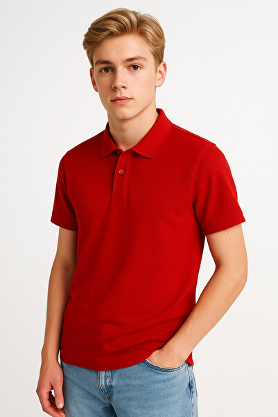 Trend Bebe Butik Men's Polo Neck T-Shirt 100% Cotton, Premium Quality, Solid ...