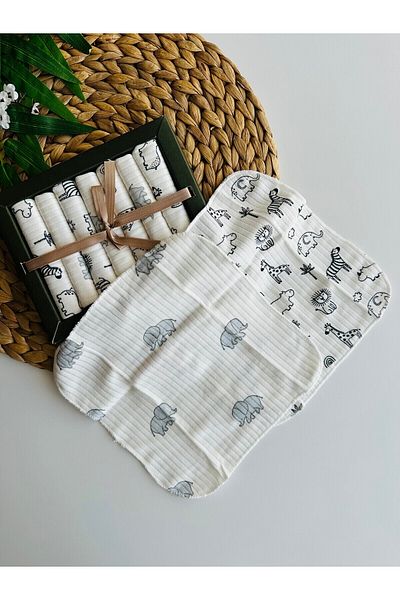 minço bebe 100% Cotton 7 Pack Baby Wipes Soft Special Series
