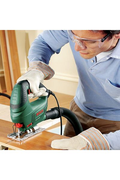 Bosch Jigsaw Pst 650 (500 W, CUTTING DEPTH IN STEEL/WOOD: 4 MM/65 MM, IN CARRYING CASE)