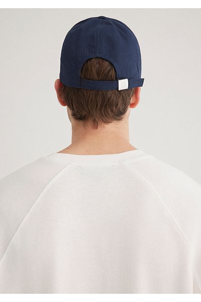 Mavi Navy Blue Hat with Seal Logo Embroidery 0911881 -32150