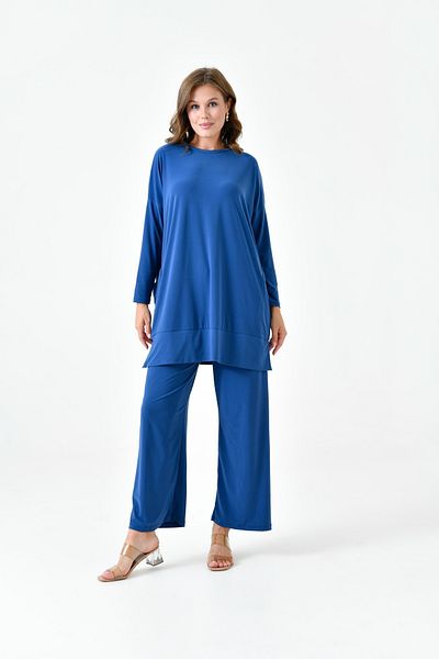 NİSUM MODA Sandy Pants Suit with Side Pockets