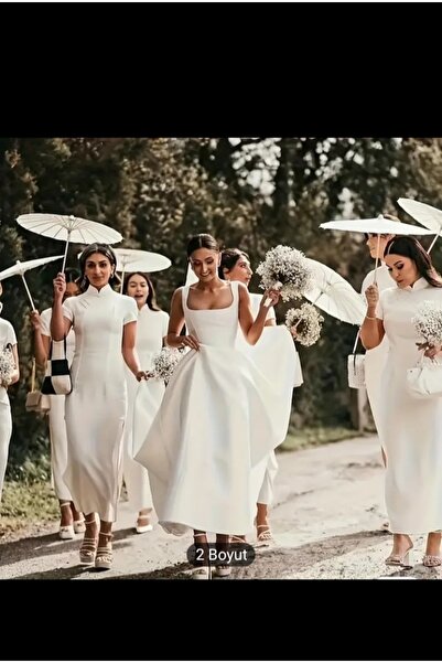 DENİZLİPAZAR Gelin Düğün Nedime Şemsiyesi Gelin Düğün Nedime 1adet Şemsiye 60 Cm