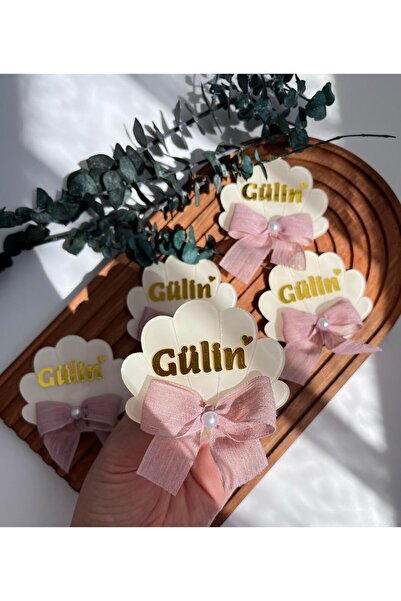 Pass Pano 10 Adet Şık Fiyonklu İstiridye Bebek Magneti - Mevlüt, Baby Shower ...