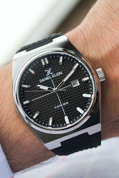 Daniel Klein Dk270488 Men's Wrist Watch with Silicone Band