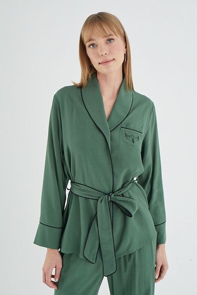 Sevim Sevi̇m 21199 Embroidered Pants Suit 25Y